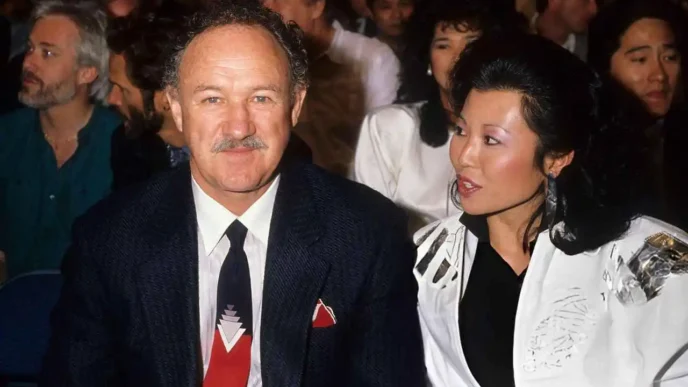 Gene Hackman and His Wife