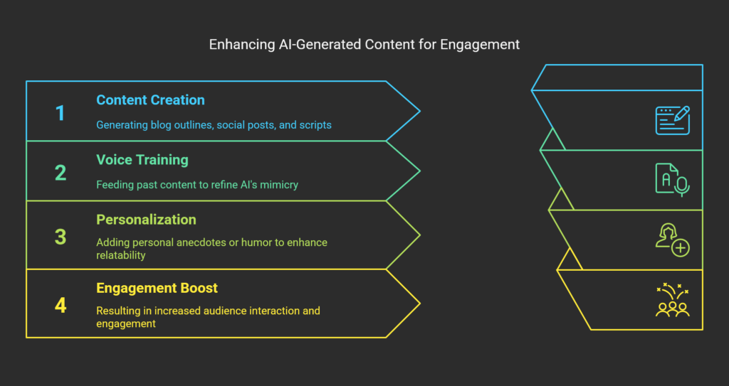 Enhancing AI Generated Content for Engagement